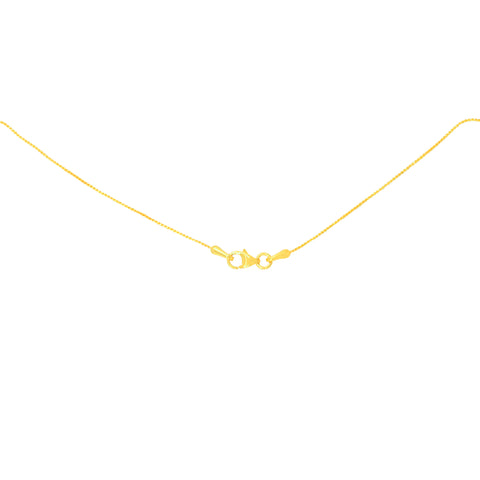 22K Yellow Gold Beads Dainty Necklace