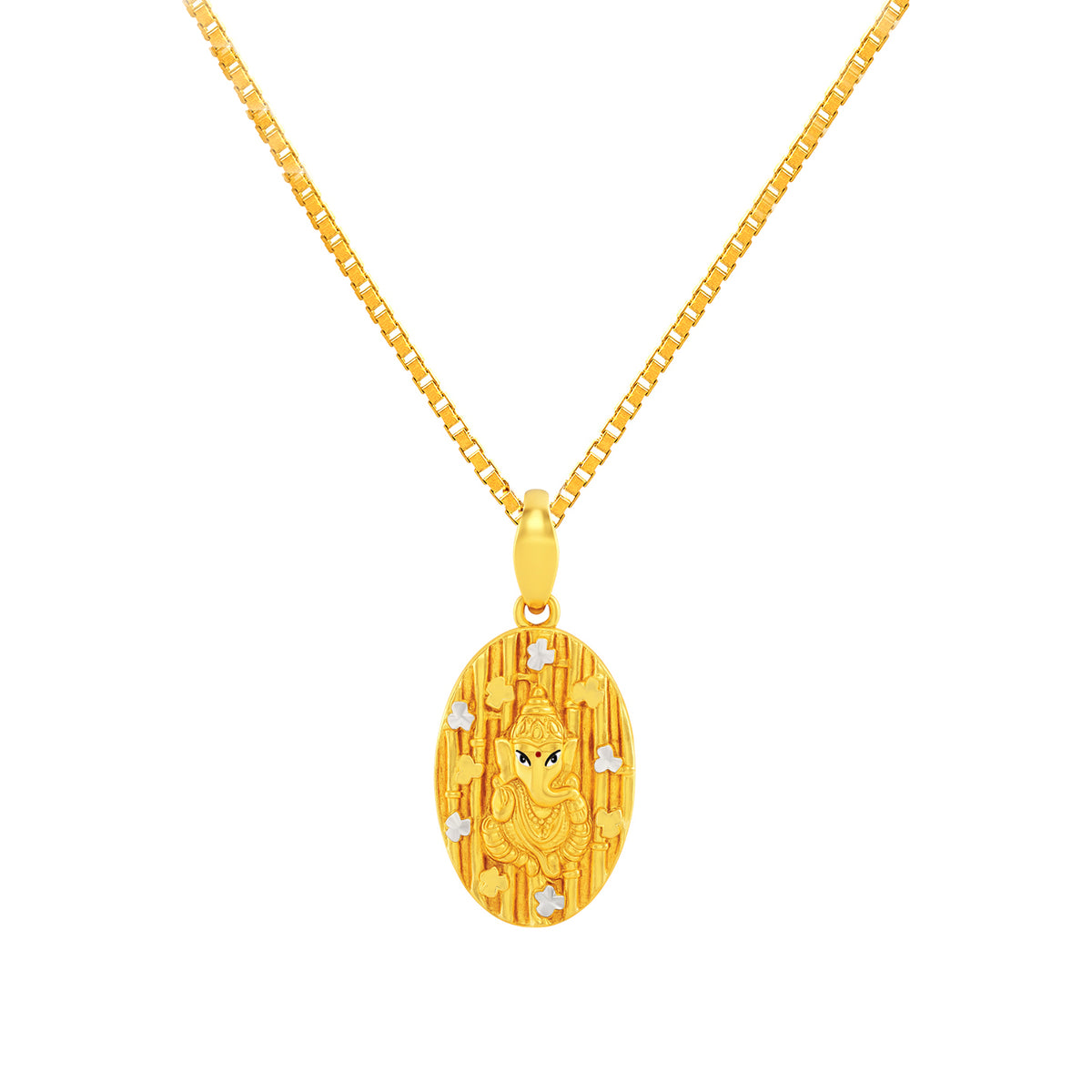 22k Yellow Gold Ganesh Religious Medium Pendant with gold weight of 4.81g