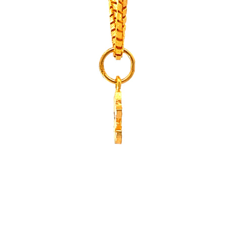 22K Yellow Gold Religious Om Small Pendants with gold weight of 1.07g