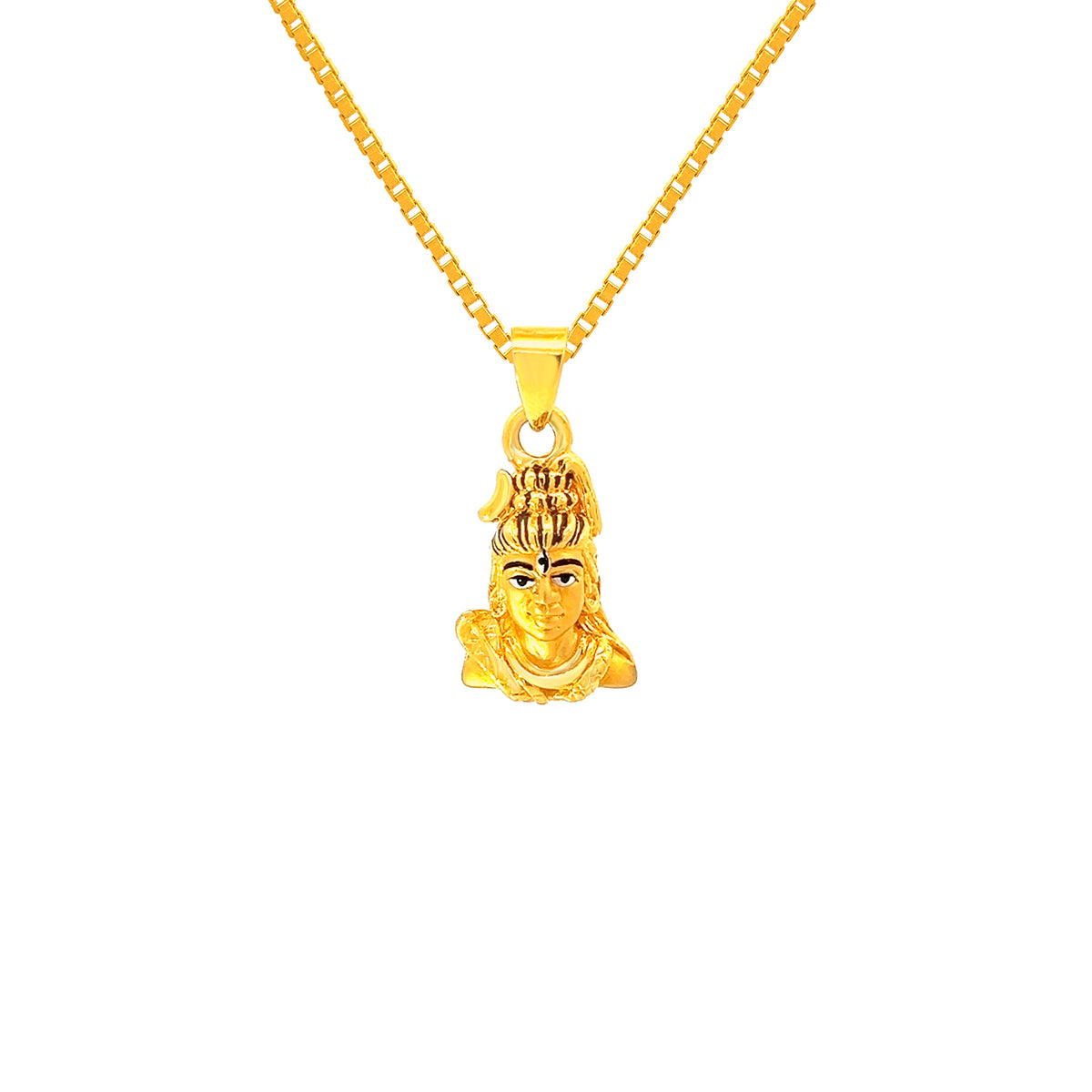 22K Yellow Gold Religious Vishnu Small Pendants with gold weight of 2g