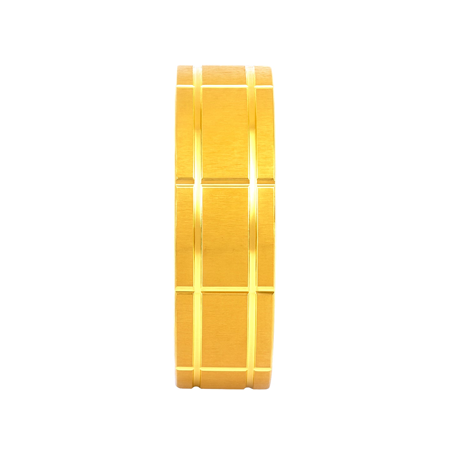 22k Yellow Gold Glamorous Exquisite Wedding Band Ring measuring 8.5 x 6mm  thickness