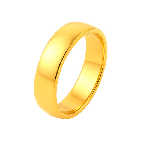 22k Yellow Gold Sophisticated Chic Wedding Band Ring measuring 7 x 4mm  thickness