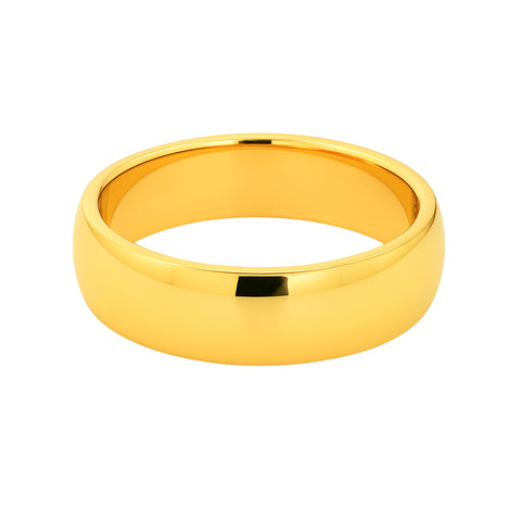 22k Yellow Gold Sophisticated Chic Wedding Band Ring measuring 7 x 4mm  thickness