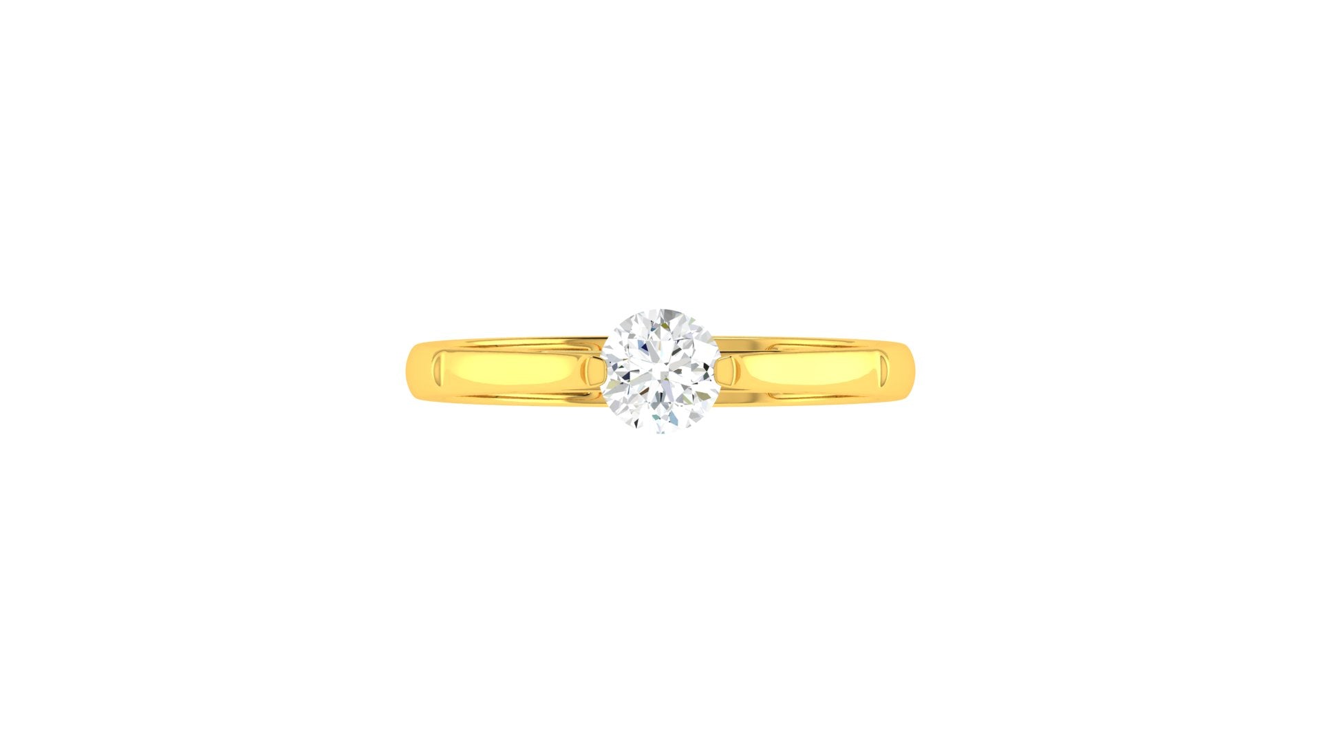 22k Yellow Cubic Zirconia Cocktail Rings in size 7 and total gold weight of 2.16g