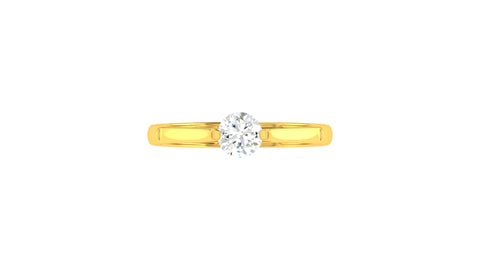 22k Yellow Cubic Zirconia Cocktail Rings in size 7 and total gold weight of 2.16g