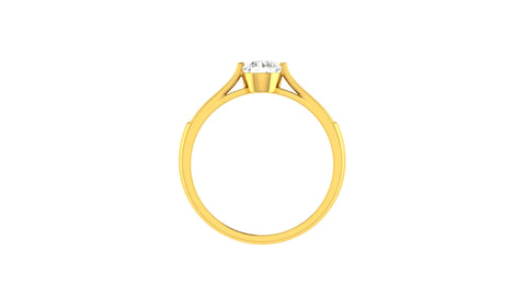 22k Yellow Cubic Zirconia Cocktail Rings in size 7 and total gold weight of 2.16g