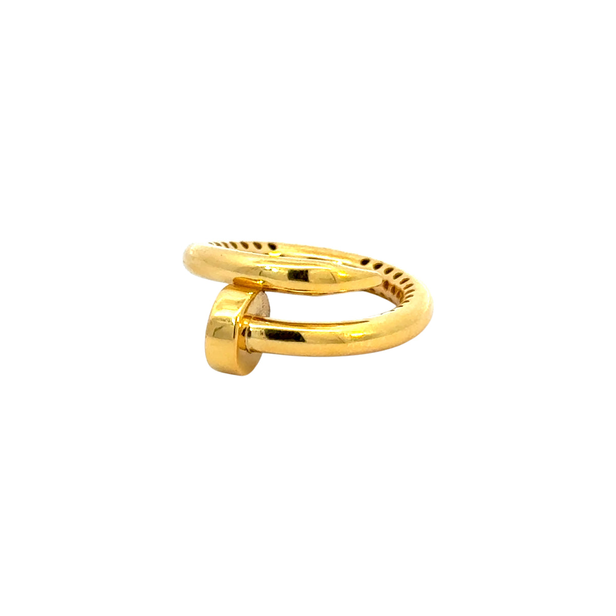 22k Yellow Cubic Zirconia Cocktail Fancy Designer  Rings in size 4.5 and total gold weight of 2.34g