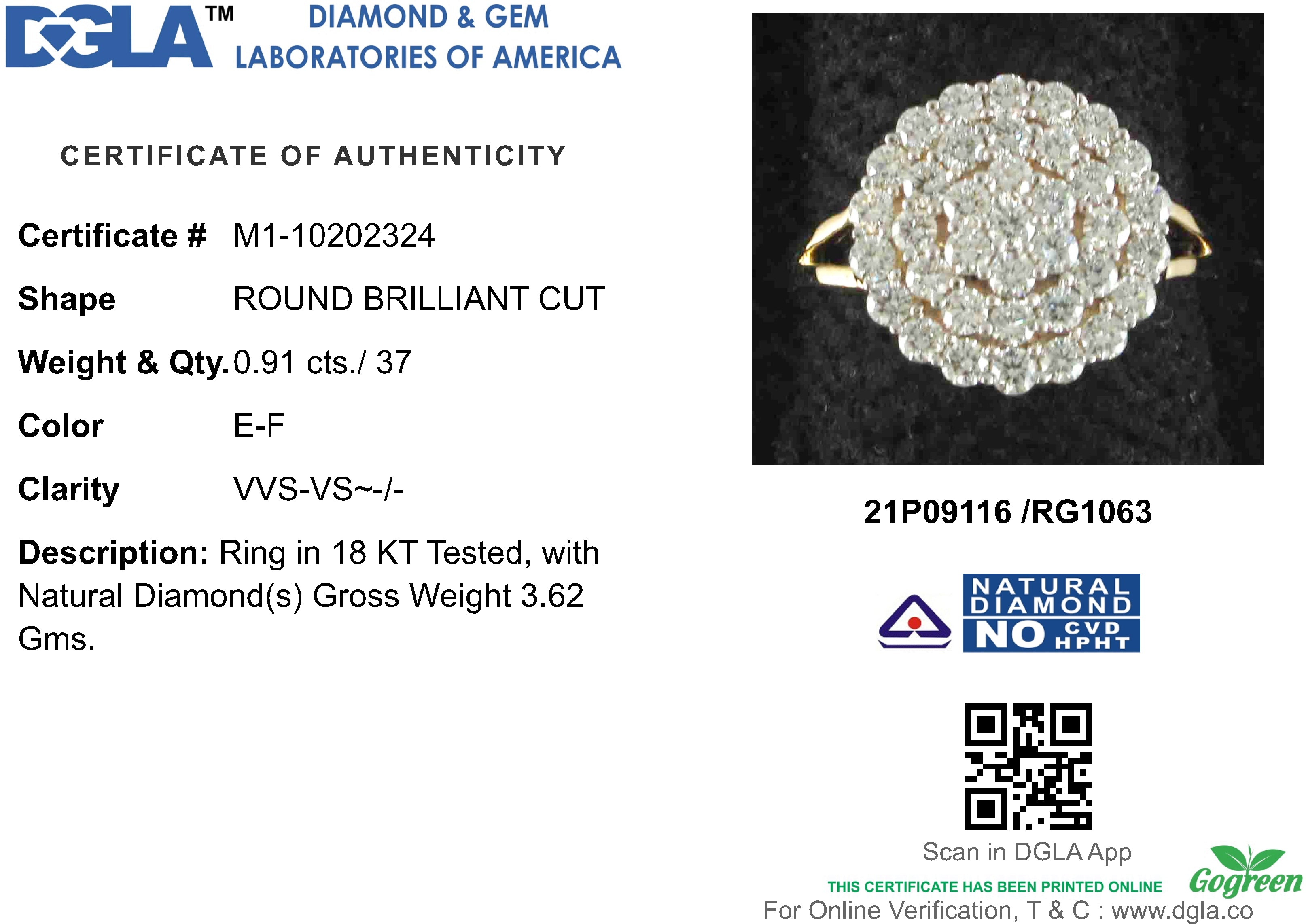 18k Yellow Gold and Diamond Fancy Ring in size 5.5 and total gold weight of 3.62g