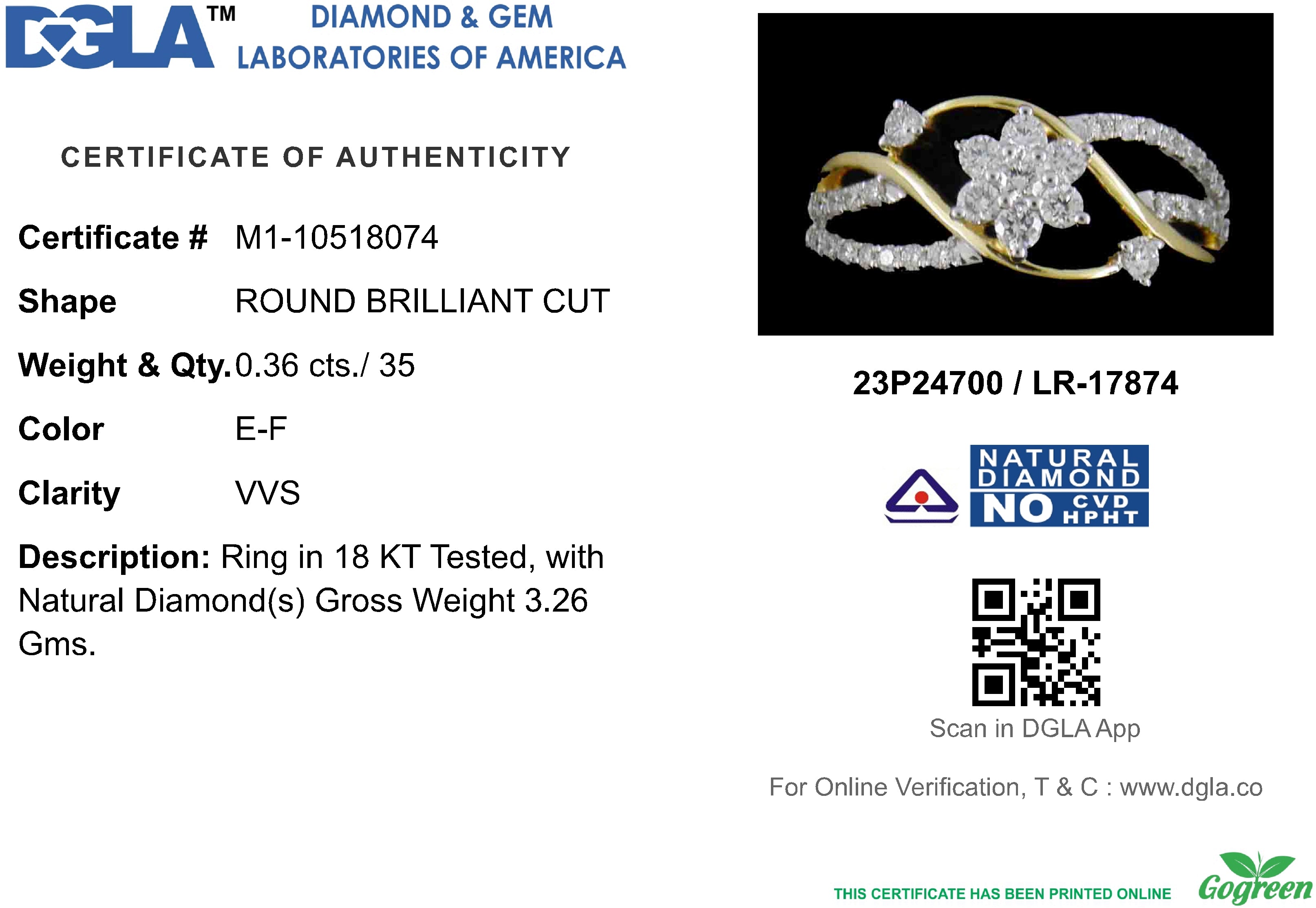 18k Yellow Gold and Diamond Fancy Ring in size 5.5 and total gold weight of 3.26g