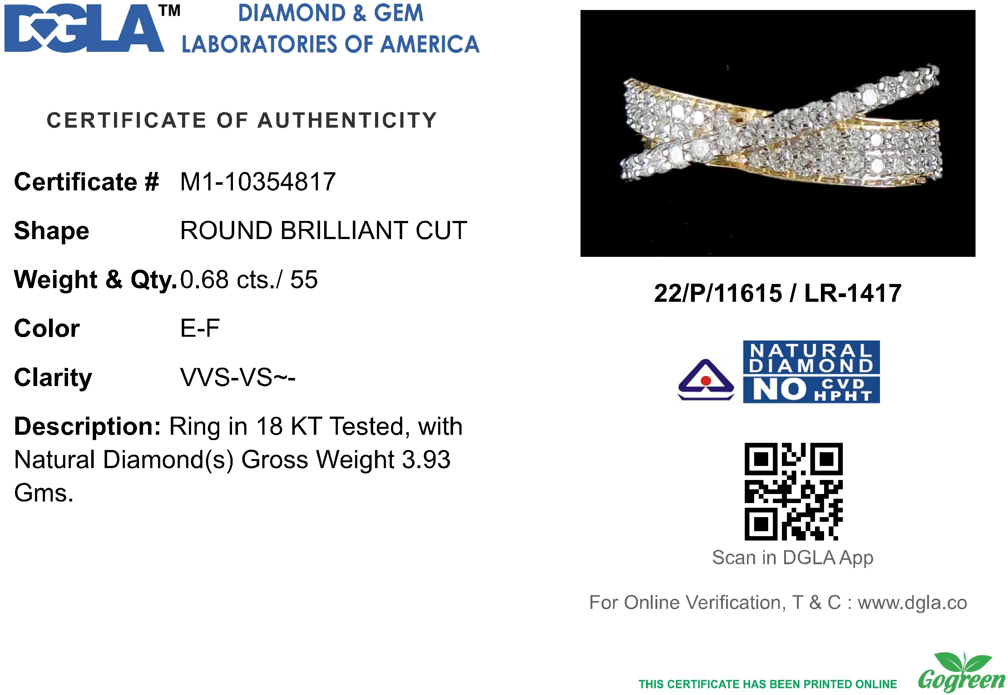 18k Yellow Gold and Diamond Fancy Ring in size 5.5 and total gold weight of 3.93g