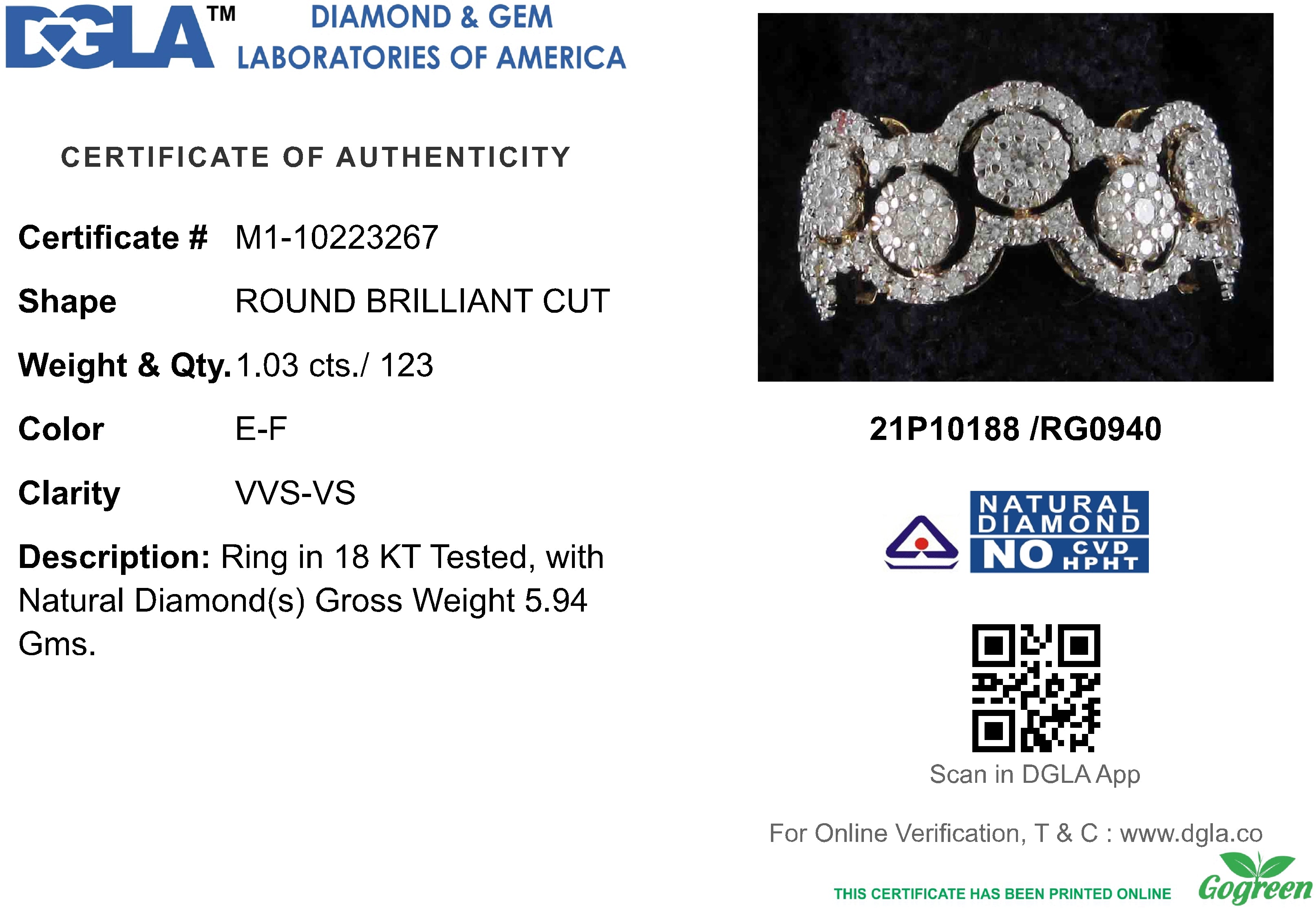 18k Yellow Gold and Diamond Fancy Ring in size 5.5 and total gold weight of 5.94g