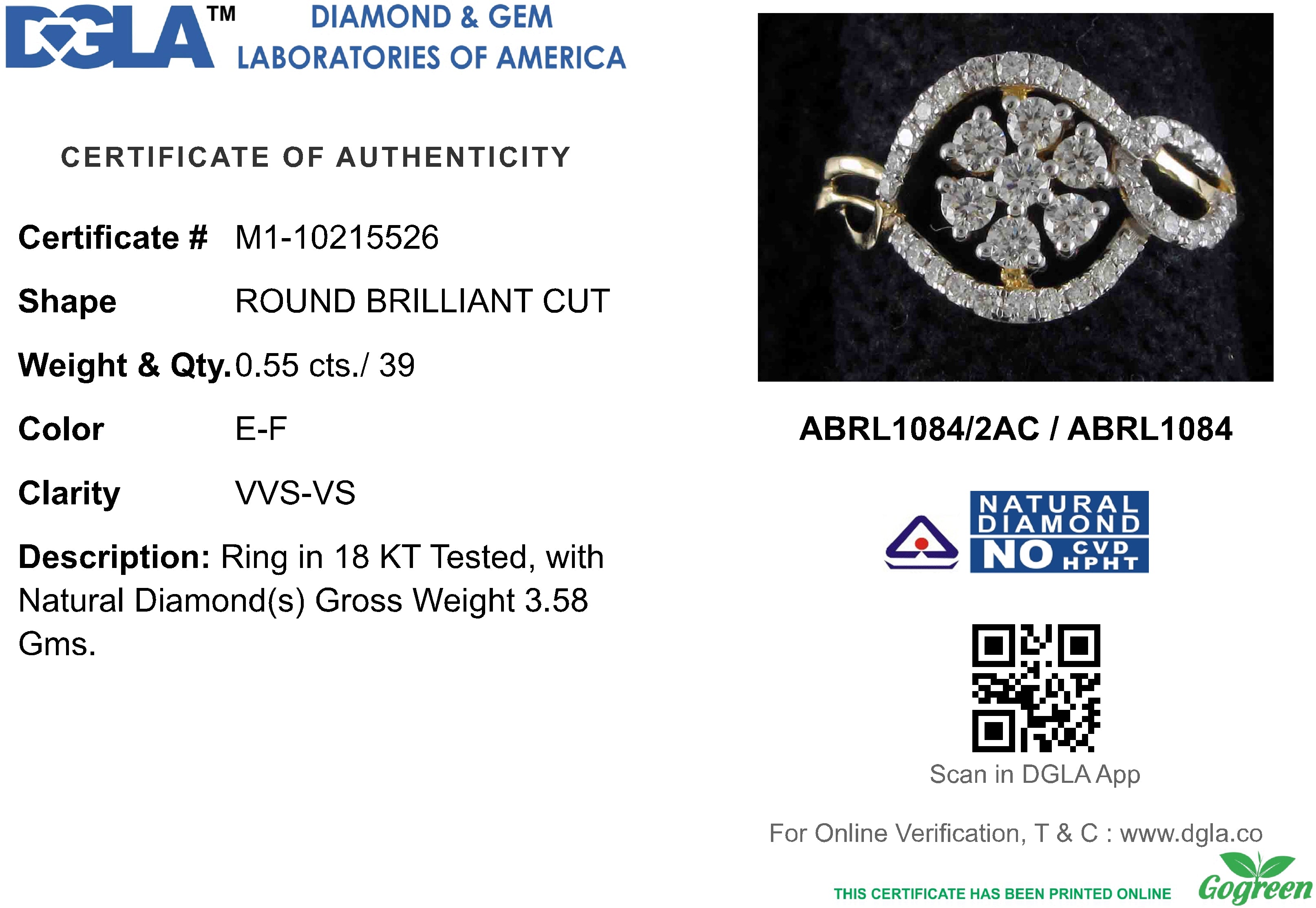 18k Yellow Gold and Diamond Fancy Ring in size 5.5 and total gold weight of 3.58g
