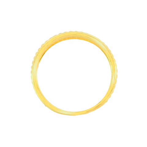 22k Two-Tone Gold Cocktail Fancy Ring in size 7.8 and total gold weight of 3.24g