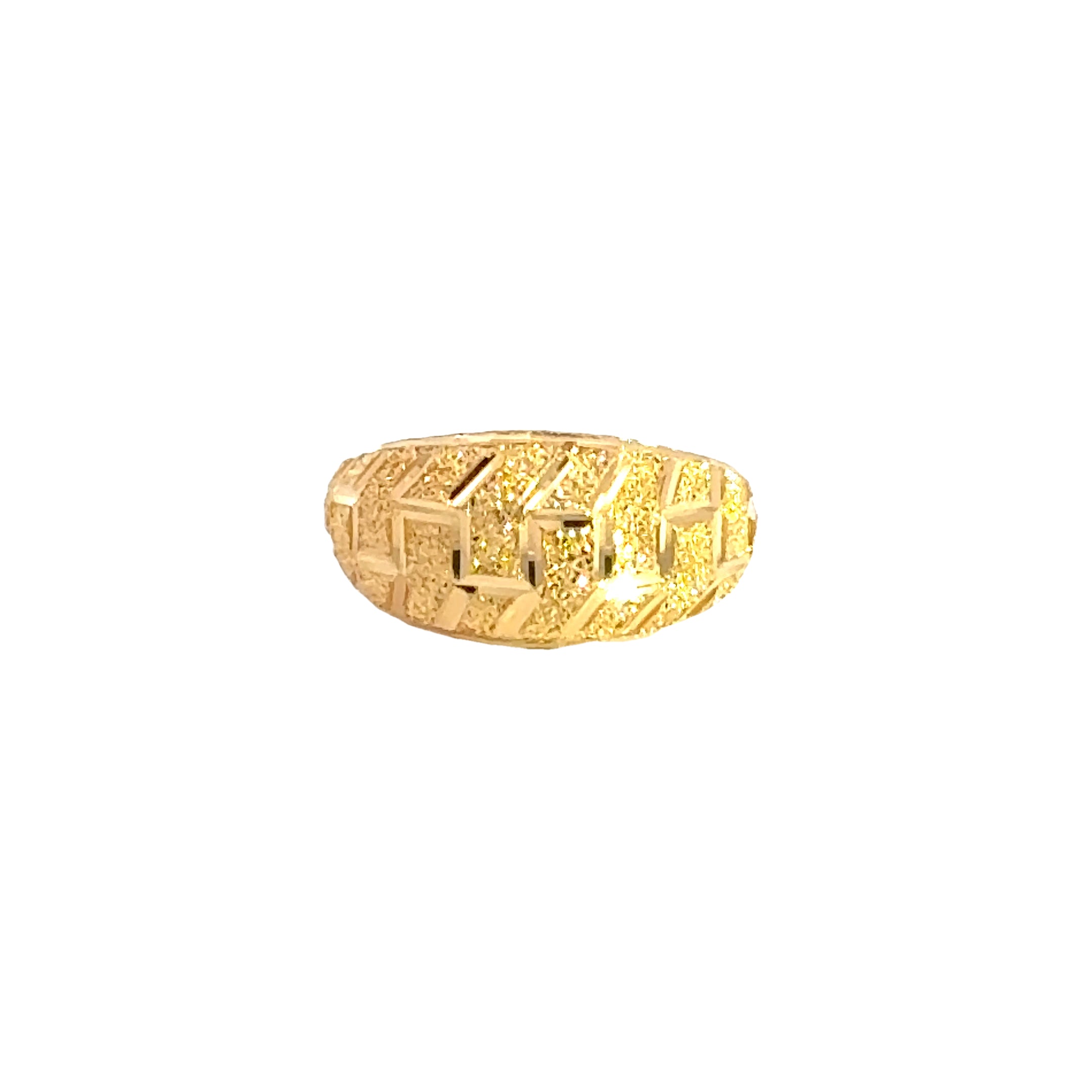 22k Yellow Gold Fancy Ring measuring 7.5