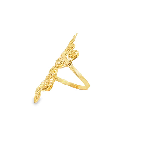 22k Yellow Gold Fancy Ring measuring 7