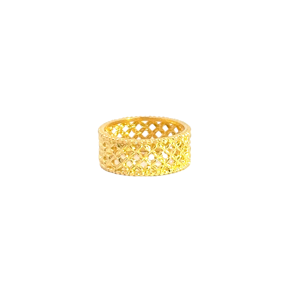 22k Yellow Gold Filigree Ring measuring 5.5