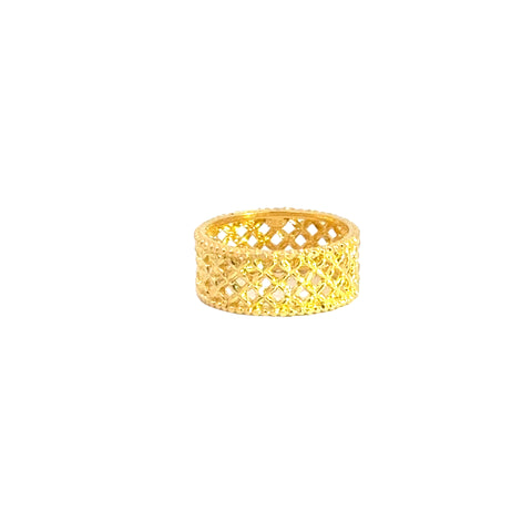 22k Yellow Gold Filigree Ring measuring 5.5