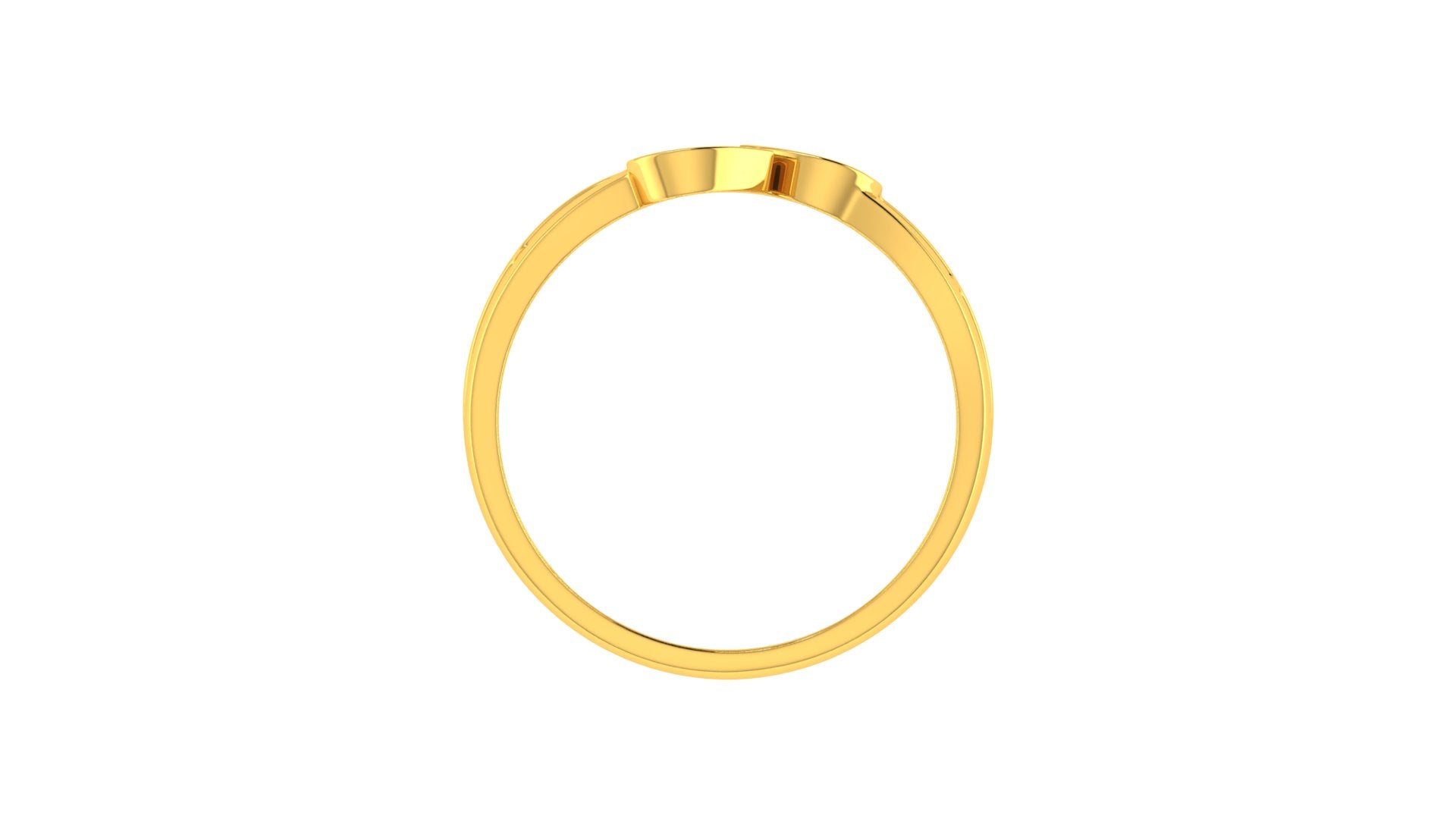 22k Yellow Gold Cocktail Hearts Rings in size 7 and total gold weight of 2.86g