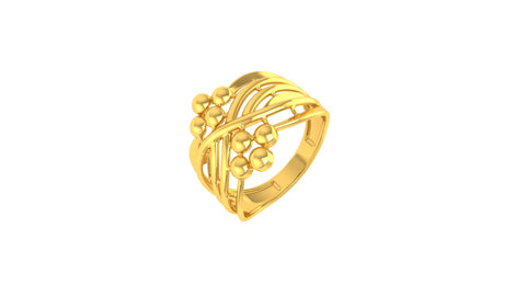 22k Yellow Gold Stacked Rings in size 8 and total gold weight of 4.6g