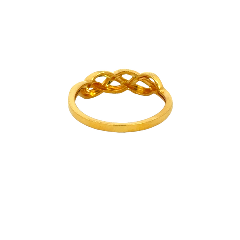 22k Yellow Gold Cocktail Antique Rings in size 6 and total gold weight of 2.1g