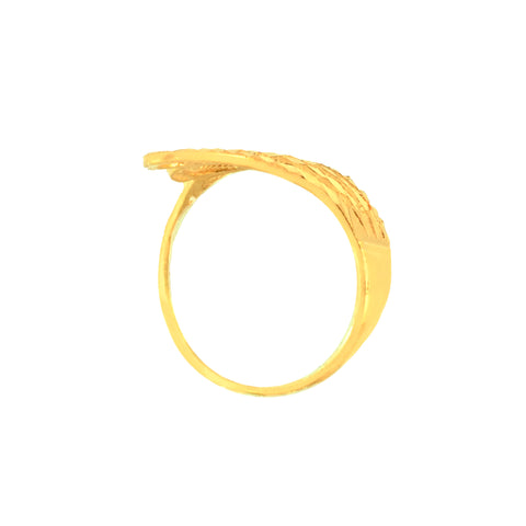 22k Yellow Gold Filigree Ring in size 7 and total gold weight of 3.25g