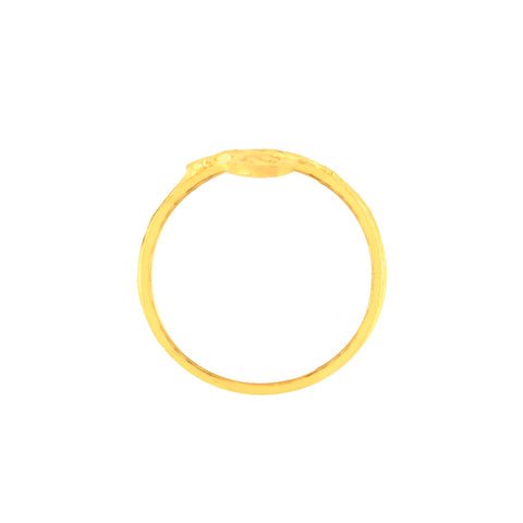 22k Yellow Gold Filigree Ring in size 7 and total gold weight of 3.25g
