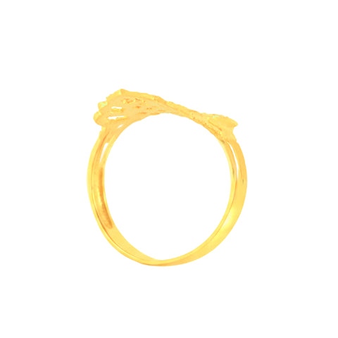 22k Yellow Gold Filigree Rings in size 5.3 and total gold weight of 3.21g