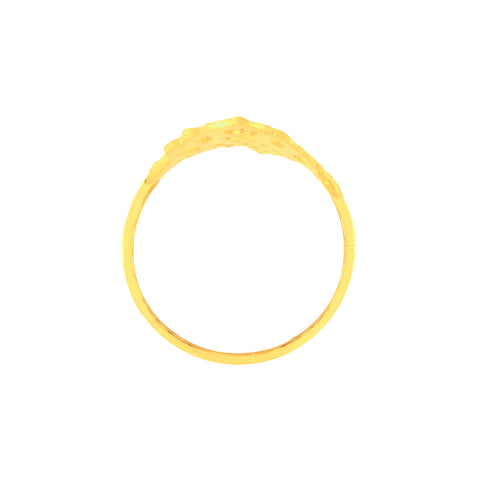 22k Yellow Gold Filigree Rings in size 5.3 and total gold weight of 3.21g