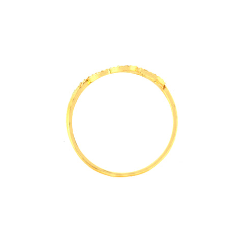 22k Yellow Gold Filigree Ring in size 7 and total gold weight of 3.09g