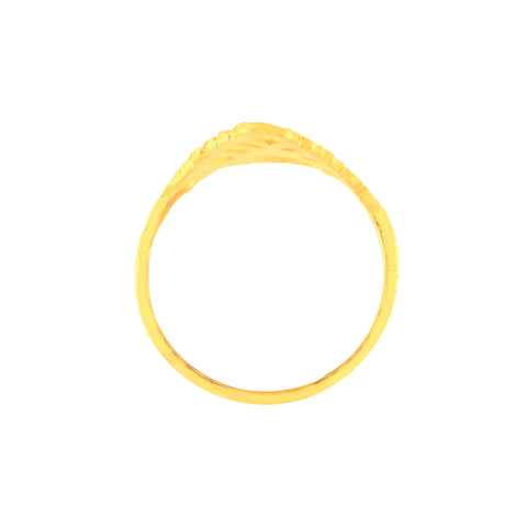22k Yellow Gold Filigree Ring in size 6.5 and total gold weight of 3.37g