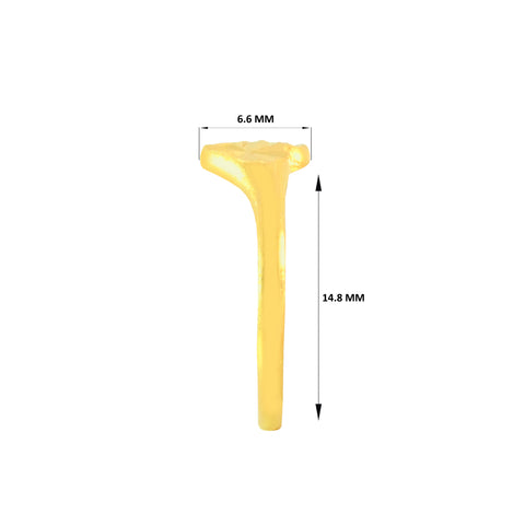 22k Yellow Gold Baby Ring in size 4 in size  and total gold weight of 1.62g
