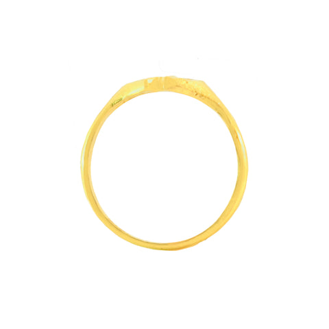 22k Yellow Gold Baby Ring in size 4 in size  and total gold weight of 1.62g