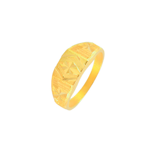 22k Yellow Gold Baby Ring in size 3 and total gold weight of 2.31g