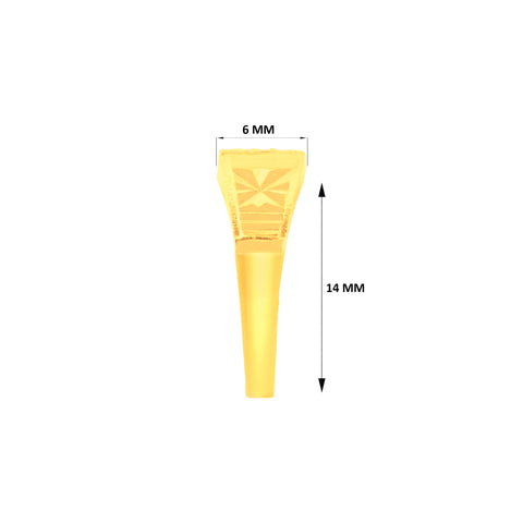 22k Yellow Gold Baby Ring in size 3 and total gold weight of 2.31g