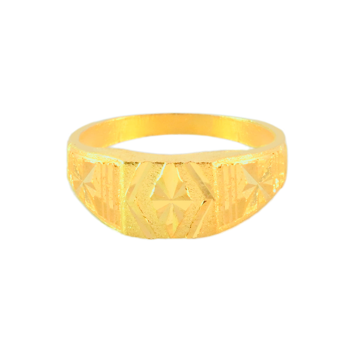 22k Yellow Gold Baby Ring in size 3 and total gold weight of 2.31g