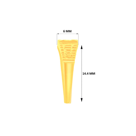 22k Yellow Gold Baby Ring in size 3.7 and total gold weight of 2.25g