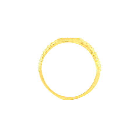 22k Yellow Gold Baby Ring in size 1.2 and total gold weight of 1.76g