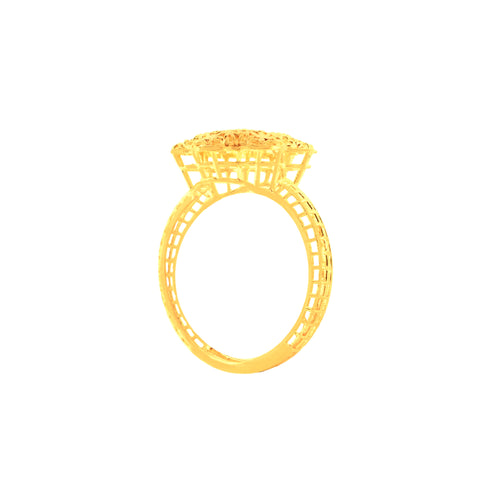 22k Yellow Gold  in size  and total gold weight of 2.19g