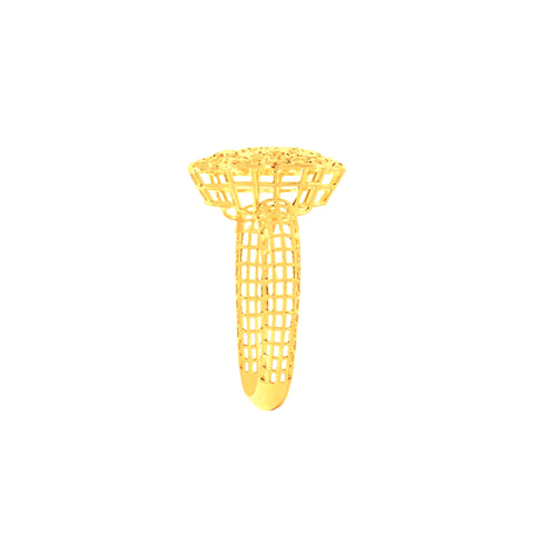 22k Yellow Gold  in size  and total gold weight of 2.19g