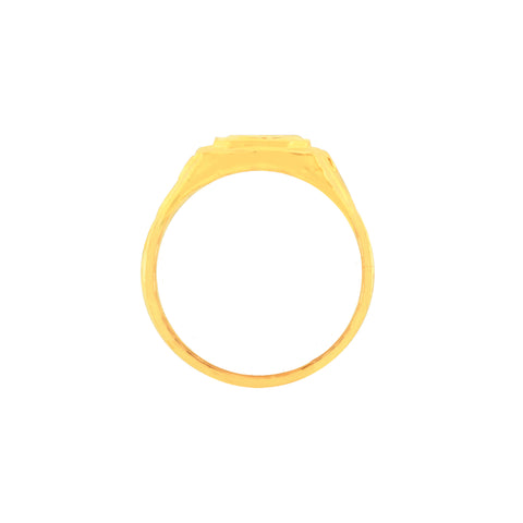 22k Yellow Gold Baby Ring in size 1 and total gold weight of 1.83g