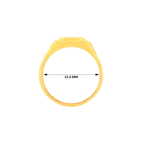 22k Yellow Gold Baby Ring in size 1 and total gold weight of 1.83g