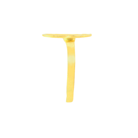 22k Yellow Gold Baby Ring in size 2 and total gold weight of 1.04g