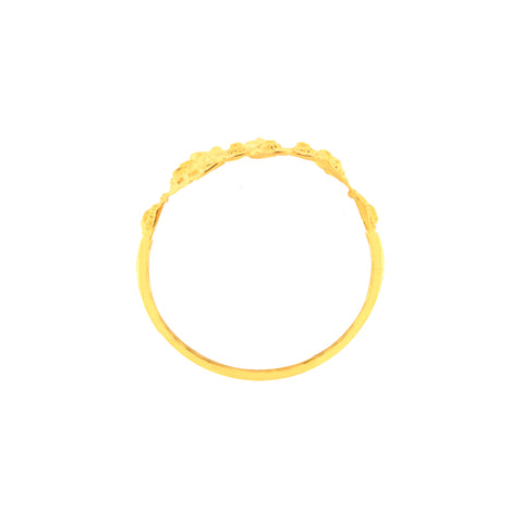 22k Yellow Gold Marquise Shaped Ring in size 8.5 and total gold weight of 4.2g