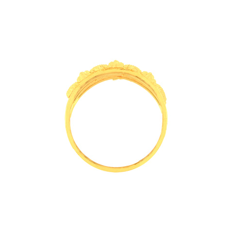 22k Yellow Gold Stacked Ring in size  and total gold weight of 3.6g