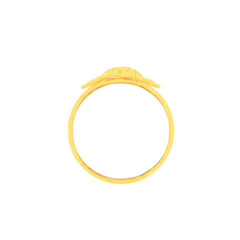 22k Yellow Gold Fancy Marquise Ring in size 8.5 and total gold weight of 3.81g