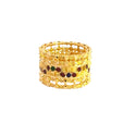 Gold Meenakari Rings