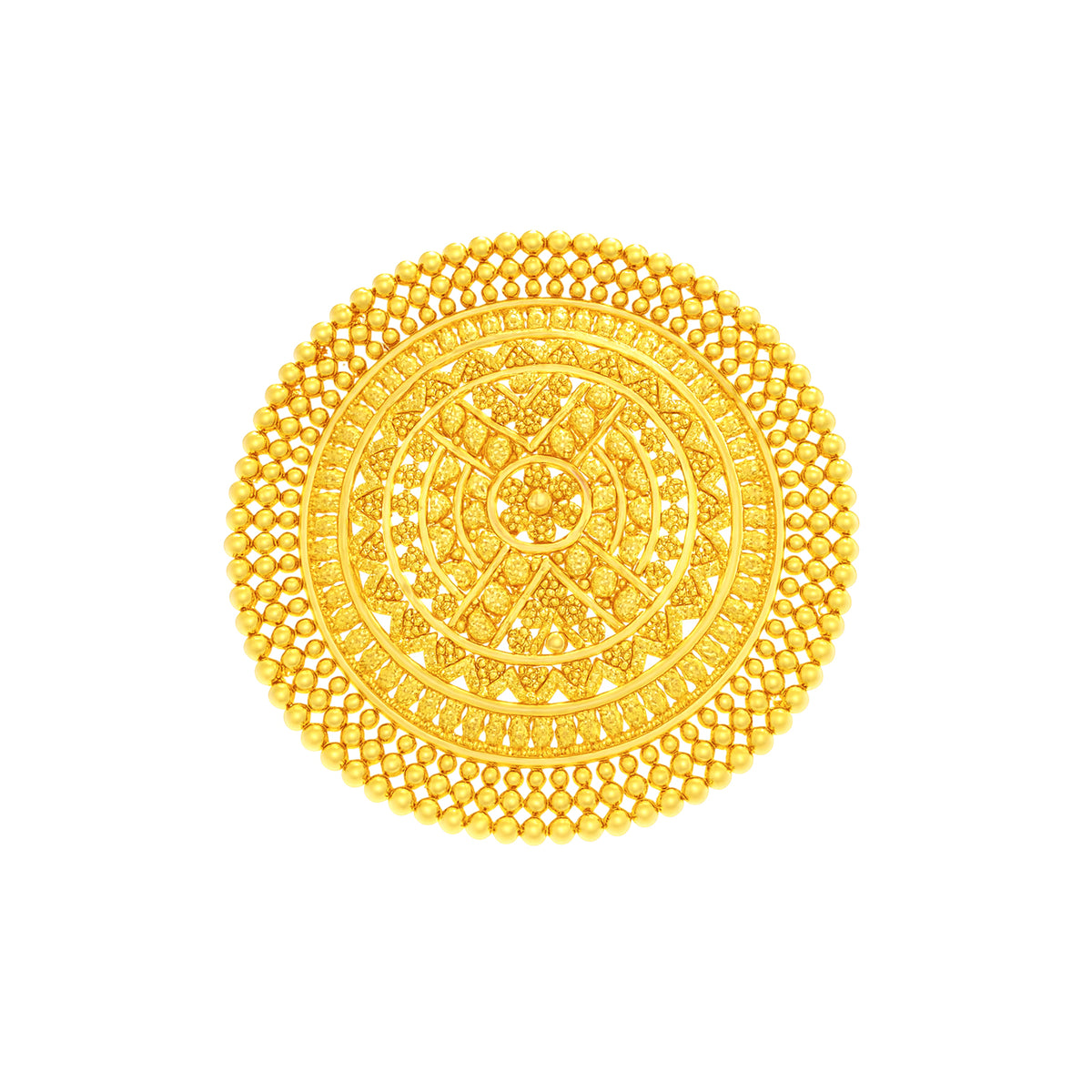 22K Gold Stunning Filigree Ring