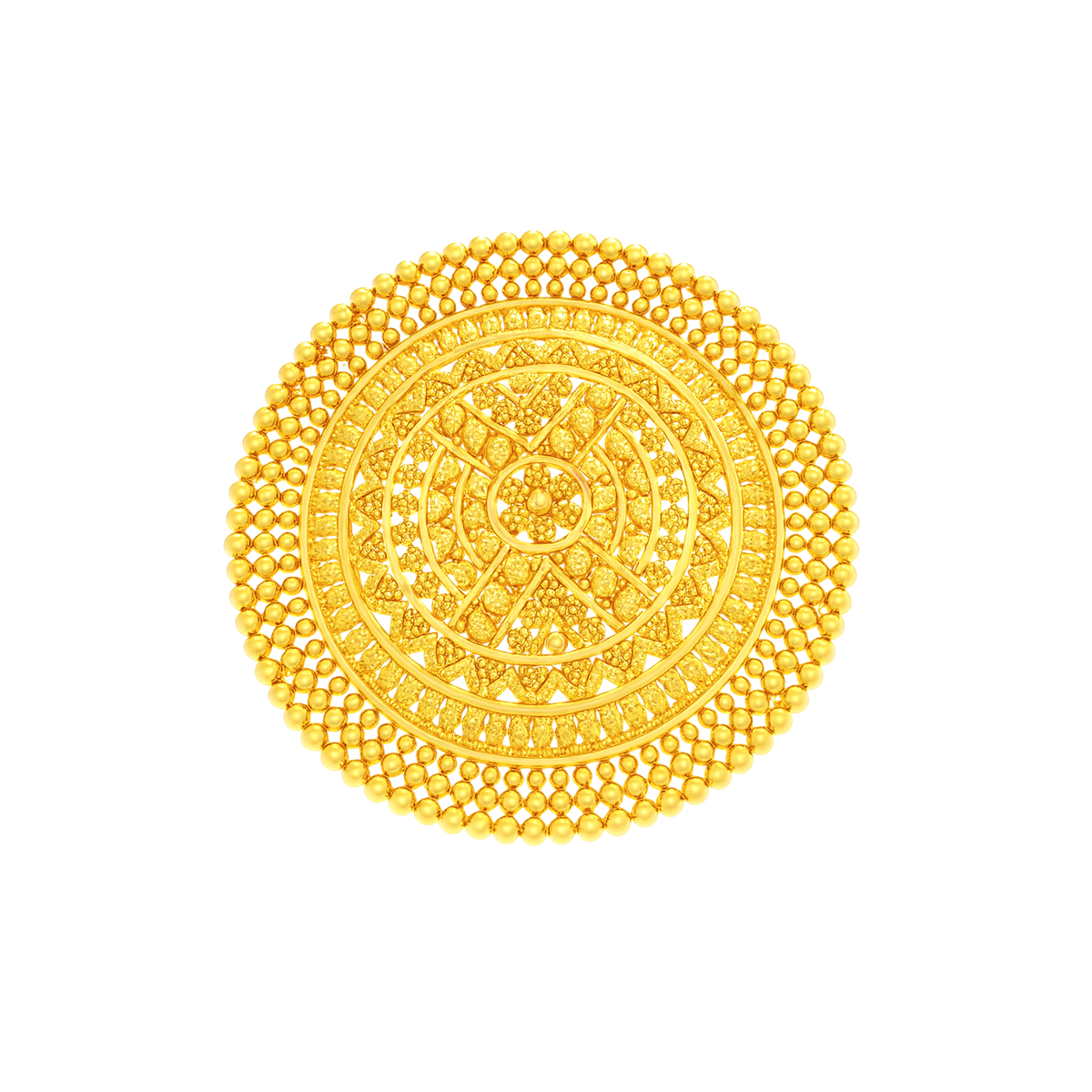22K Gold Stunning Filigree Ring