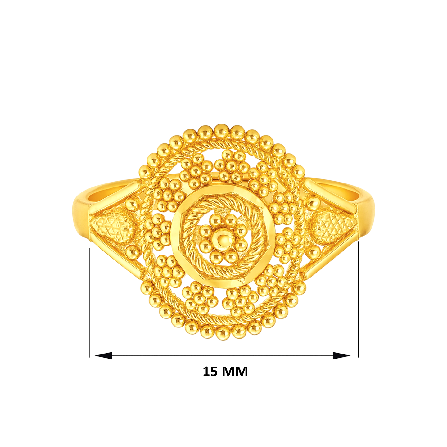 22K Gold Fancy Baby Ring