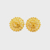 22k Yellow Gold Filigree Medium Earrings with gold weight of 9.48g